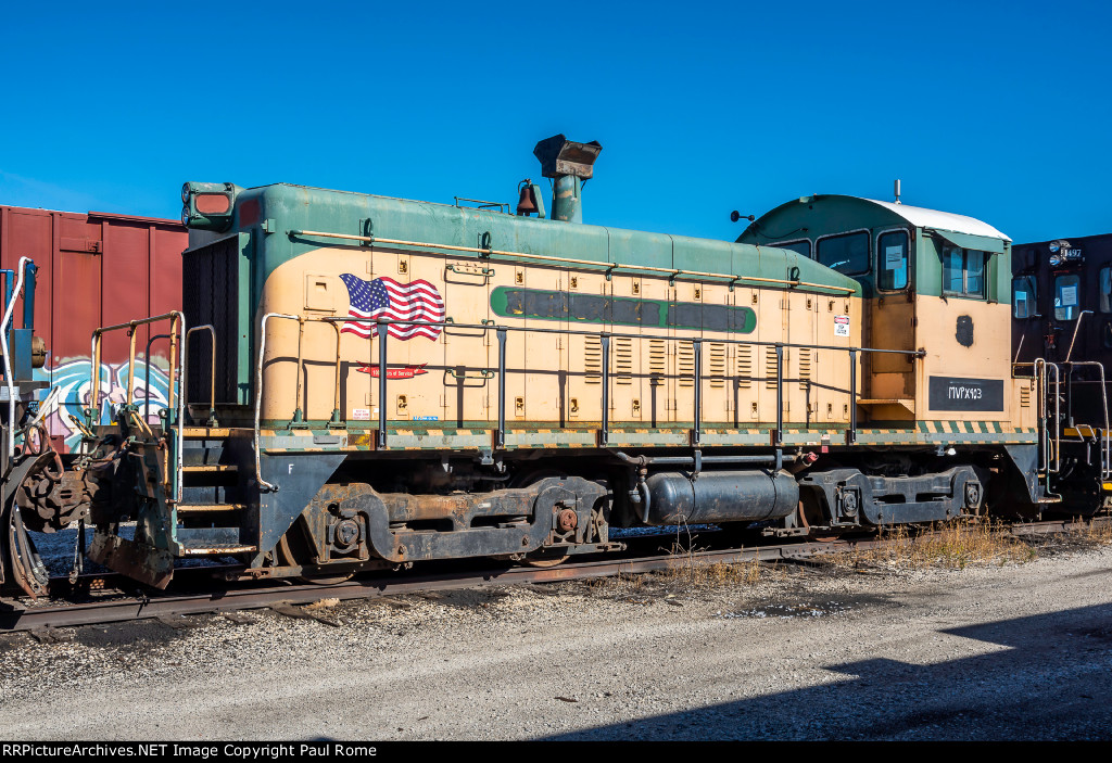 MVPX 903, EMD SW900, ex Sand Springs Railway Company 100 at BRC Clearing Yard